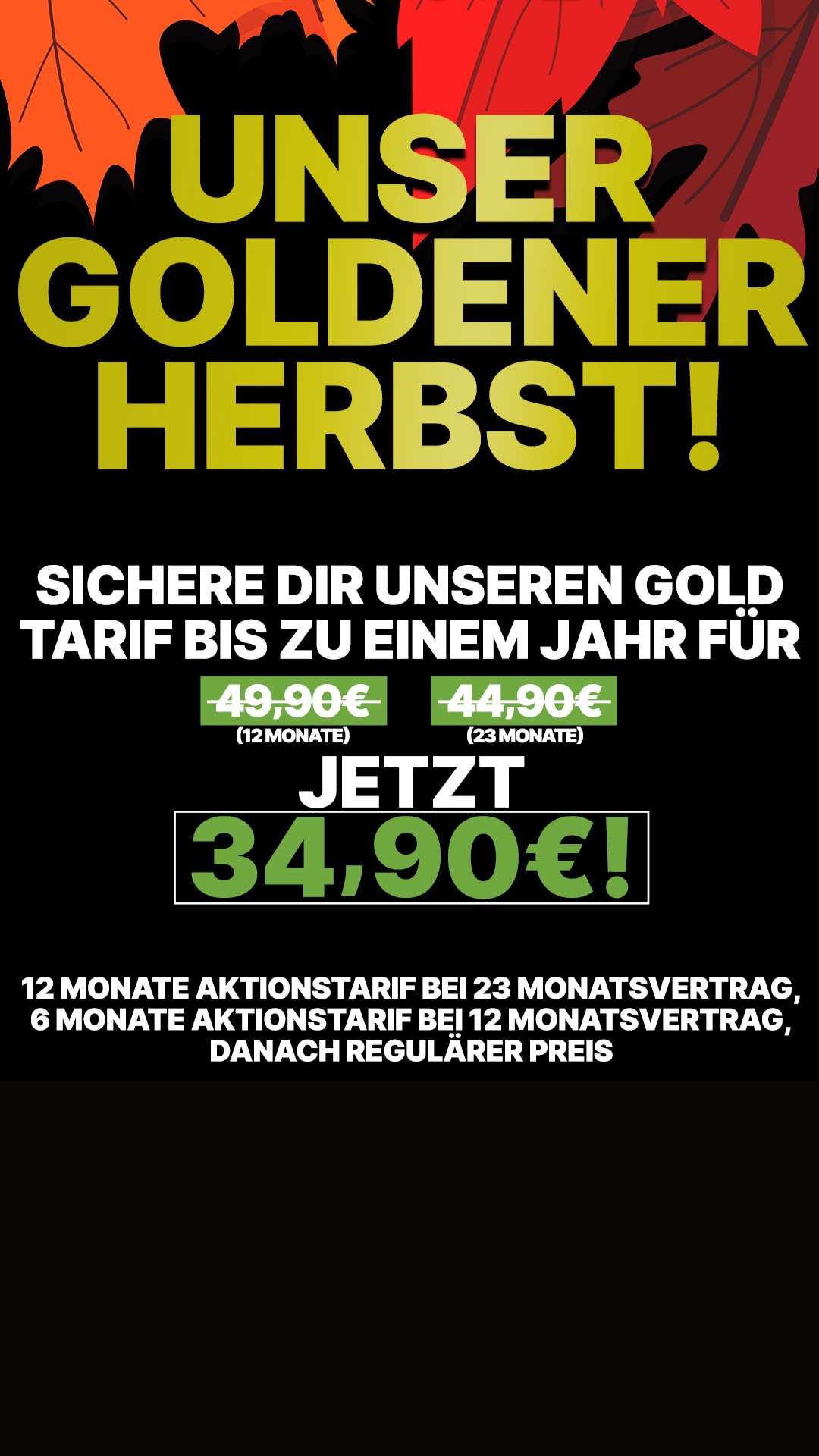 Nutze unsere Herbstaktion!