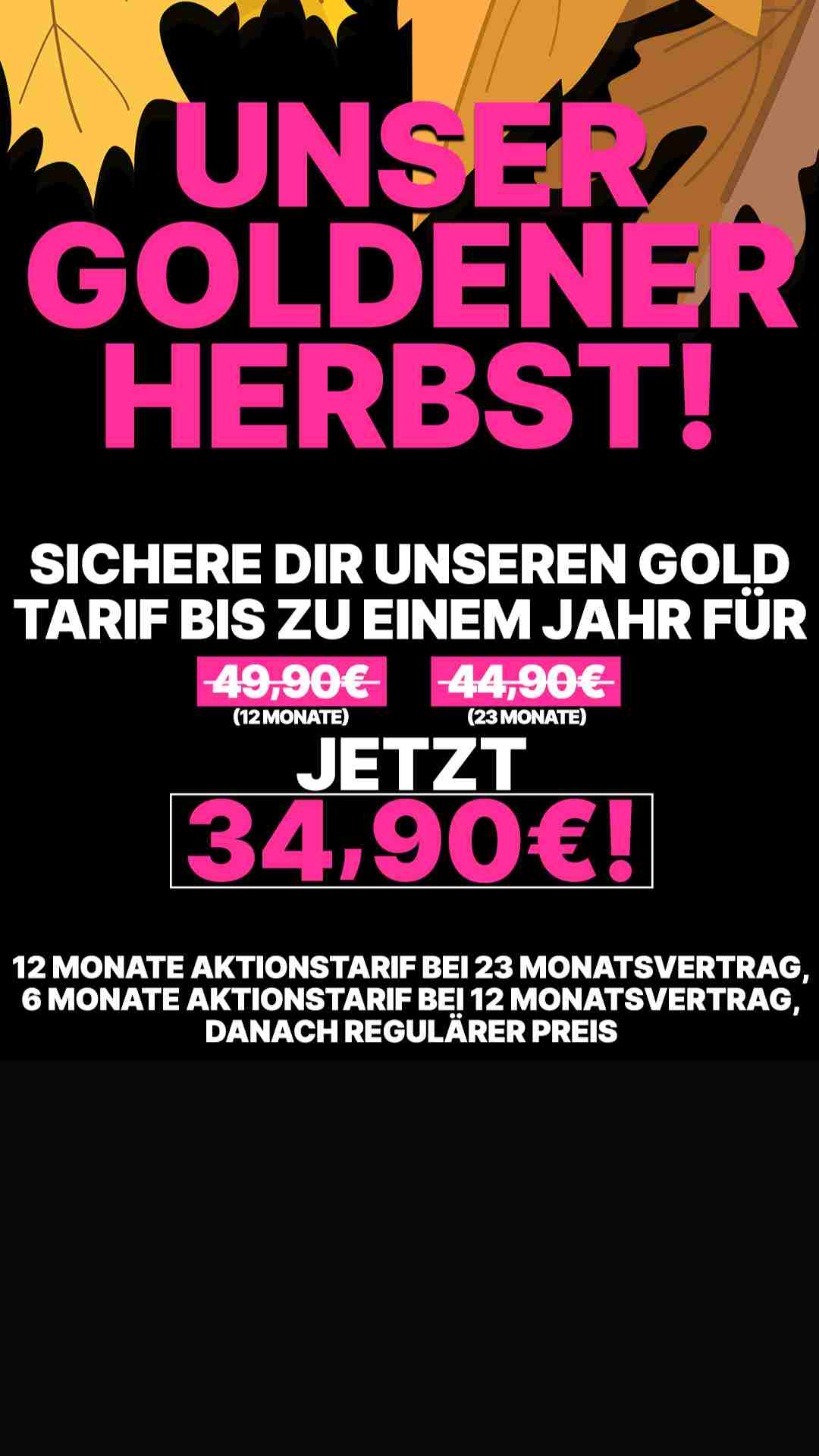 Nutze unsere Herbstaktion